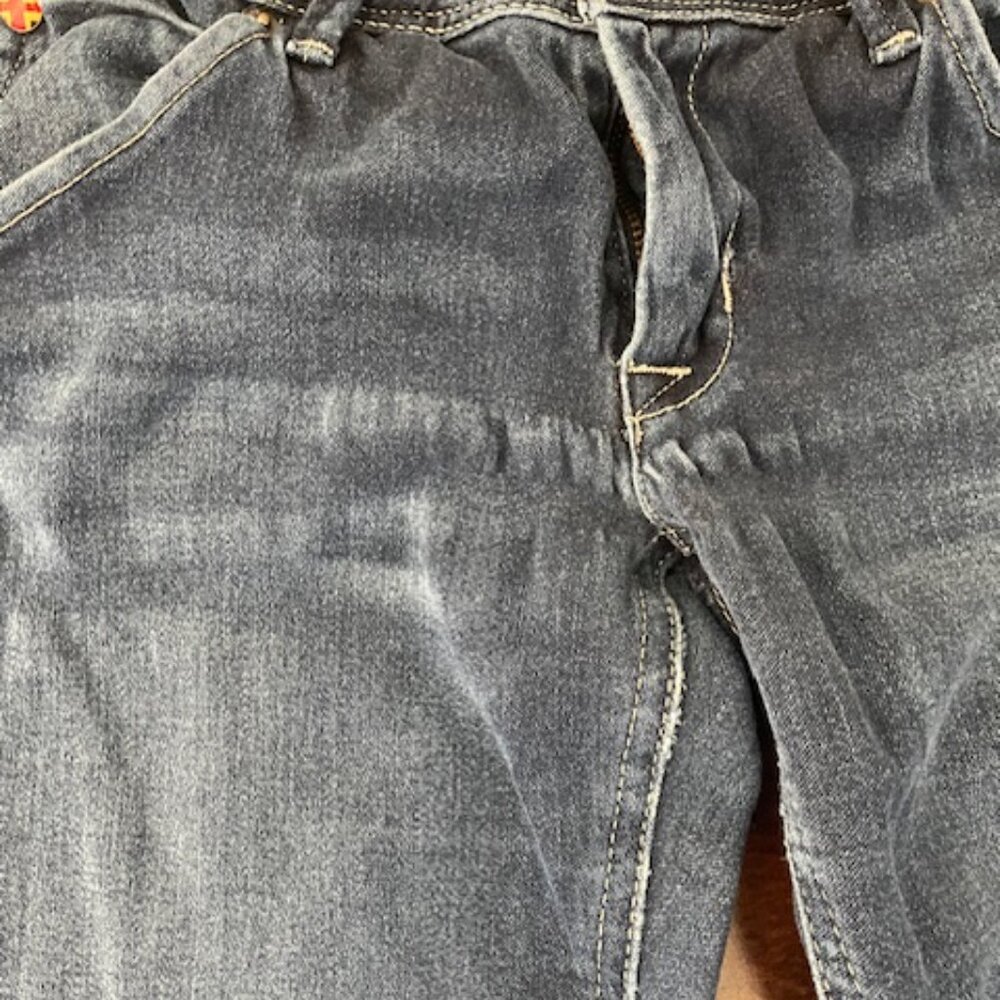 Hudson Collin Flap Skinny Jean Low Rise Dark Wash Woman’s Size 27 - Picture 5 of 6